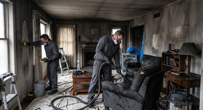 Fire Damage Cleanup in Chandler, AZ