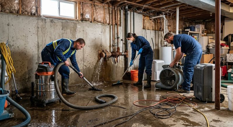 Basement Flooding Cleanup